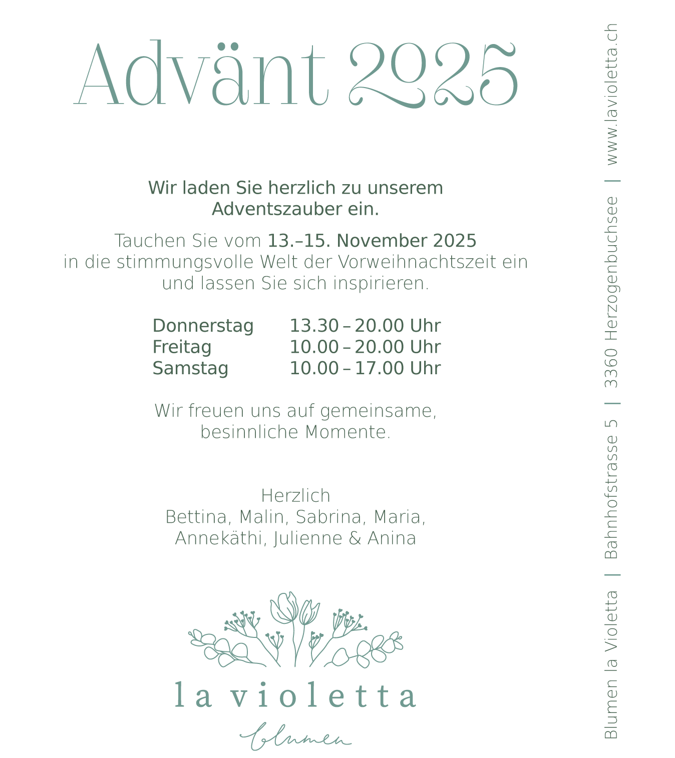 La Violetta Advent 2025 2